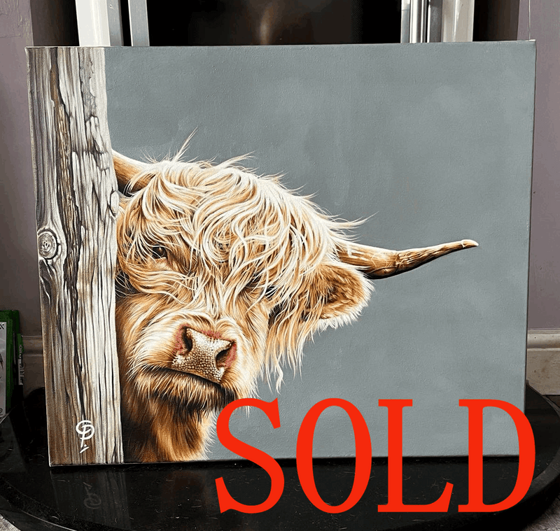 Hazel of the Highlands Original Oil Painting