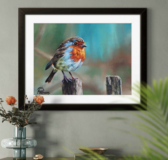 Joy the Robin Fine Art Print