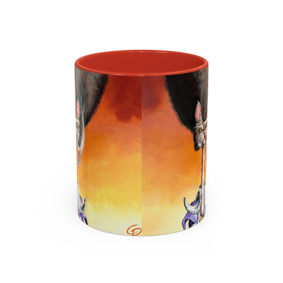 Groovy Cat Mug Ceramic 11oz