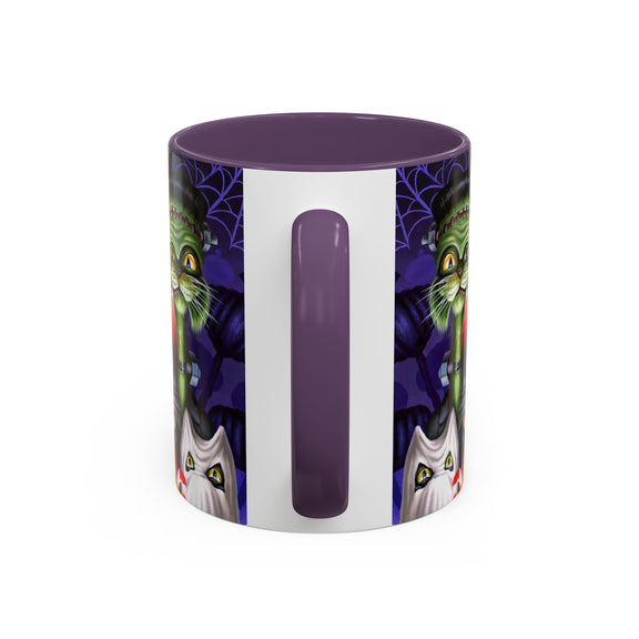 Halloween Cat's  Accent Coffee Mug 11oz