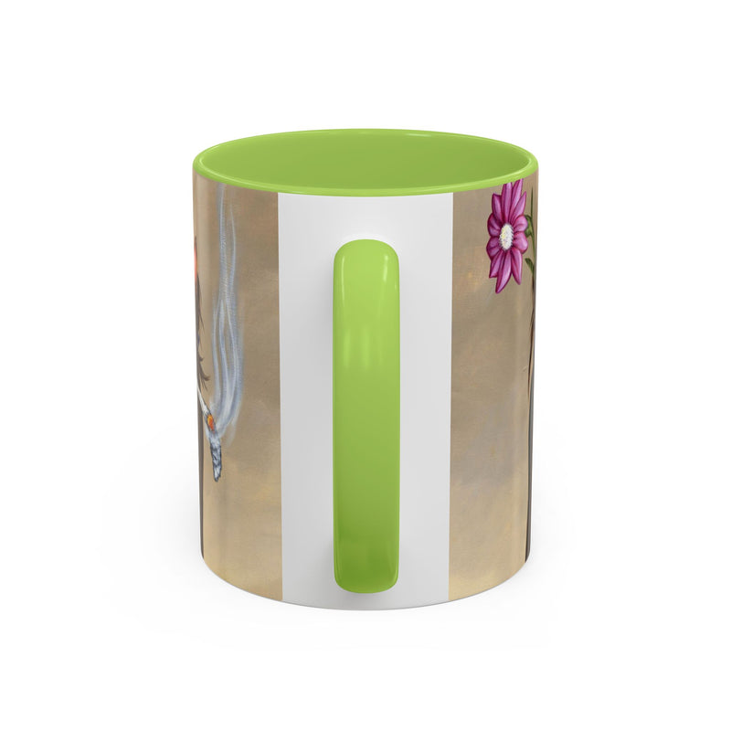 Hippie Cat Mug Ceramic 11oz