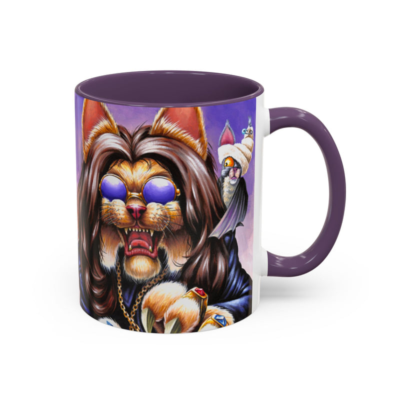 Rock Cat Mug Ceramic 11oz