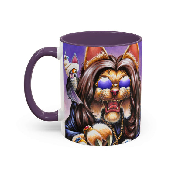 Rock Cat Mug Ceramic 11oz