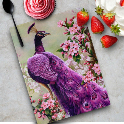 Pink Perfection Glass Chopping Board