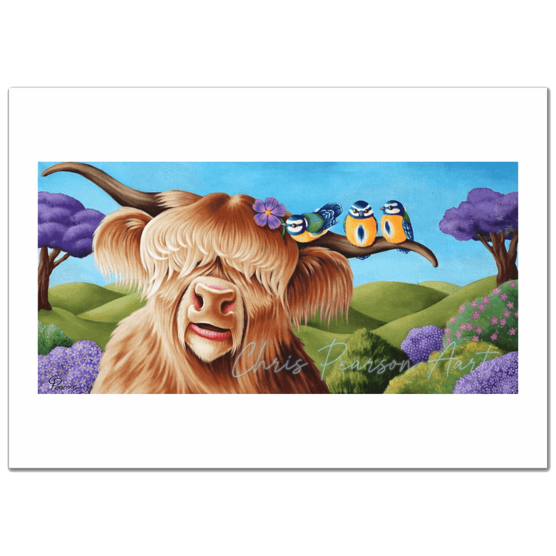 Honey the Highland Cow Fine Art Print