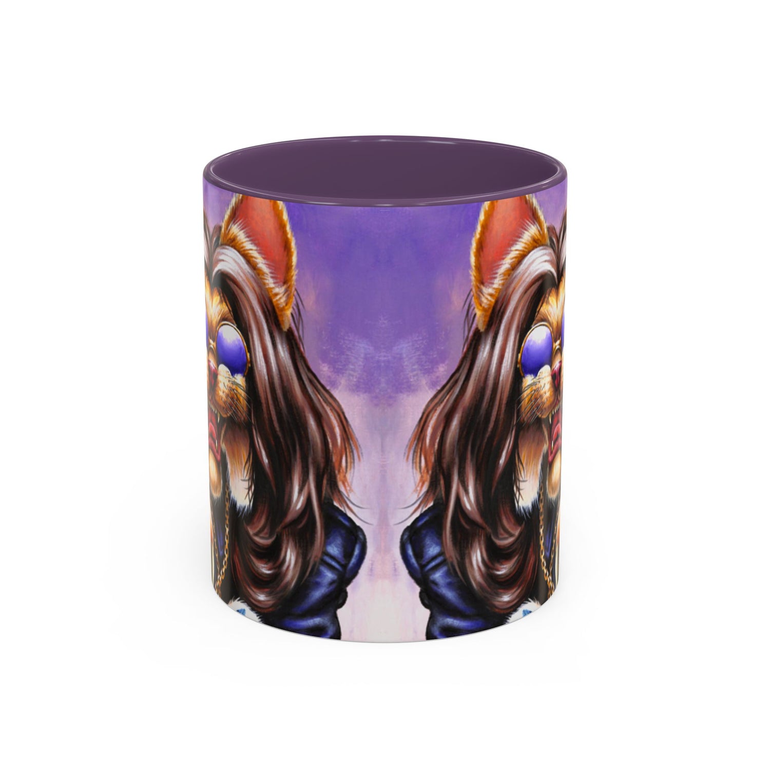 Rock Cat Mug Ceramic 11oz