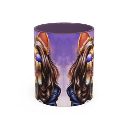 Rock Cat Mug Ceramic 11oz