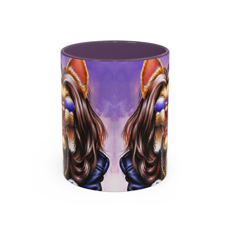 Rock Cat Mug Ceramic 11oz