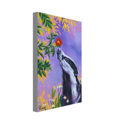 Badger Close-Up-Of-Flowers-In-Glass-Vases Art