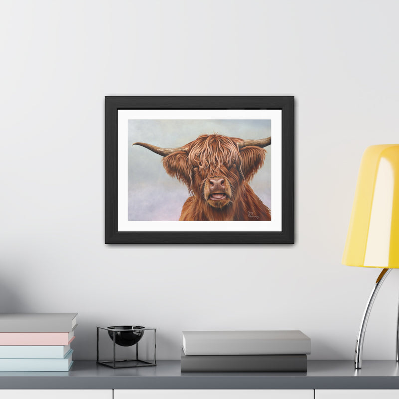 Fergus Highland Cow Framed Print