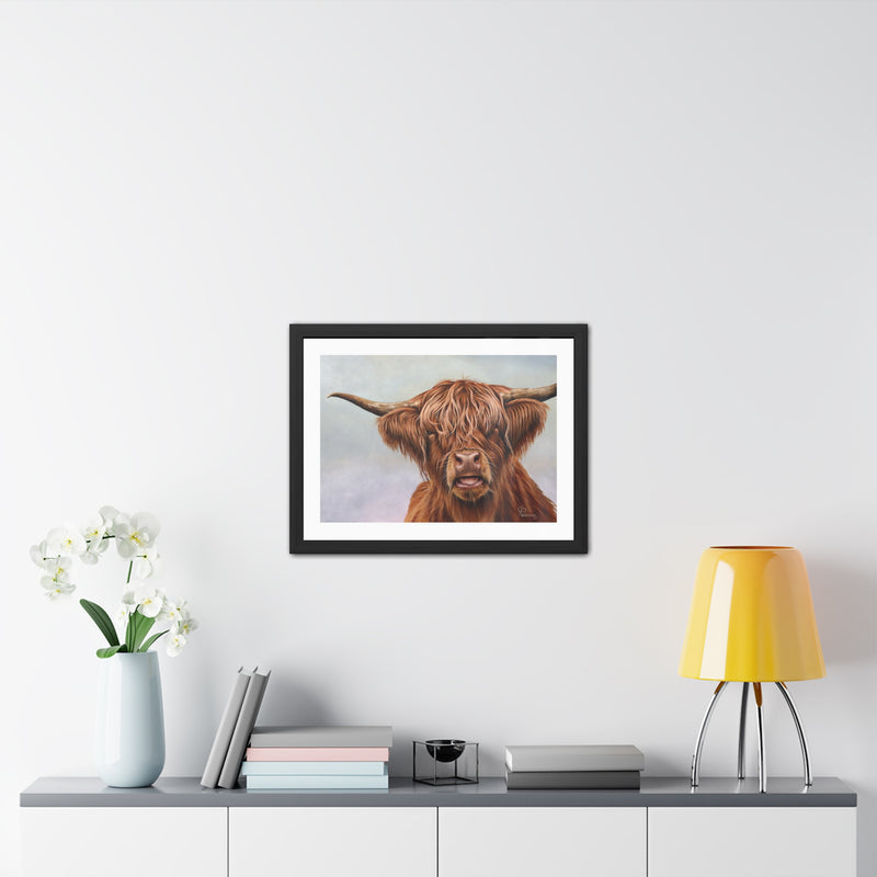 Fergus Highland Cow Framed Print