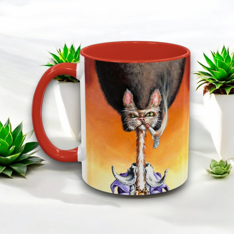 Groovy Cat Mug Ceramic 11oz