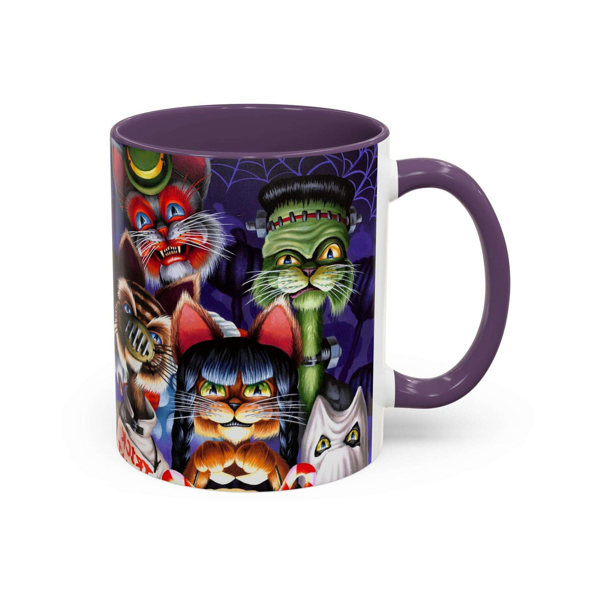Halloween Cat's  Accent Coffee Mug 11oz