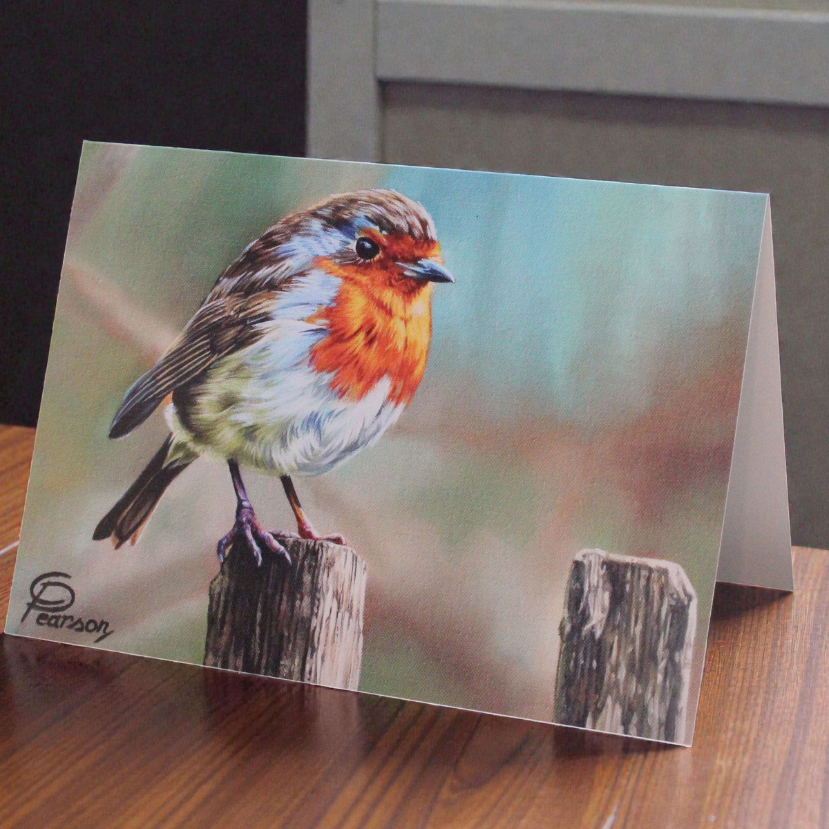 Greeting's Card Joy the Robin A5 14.8 x 21 cm