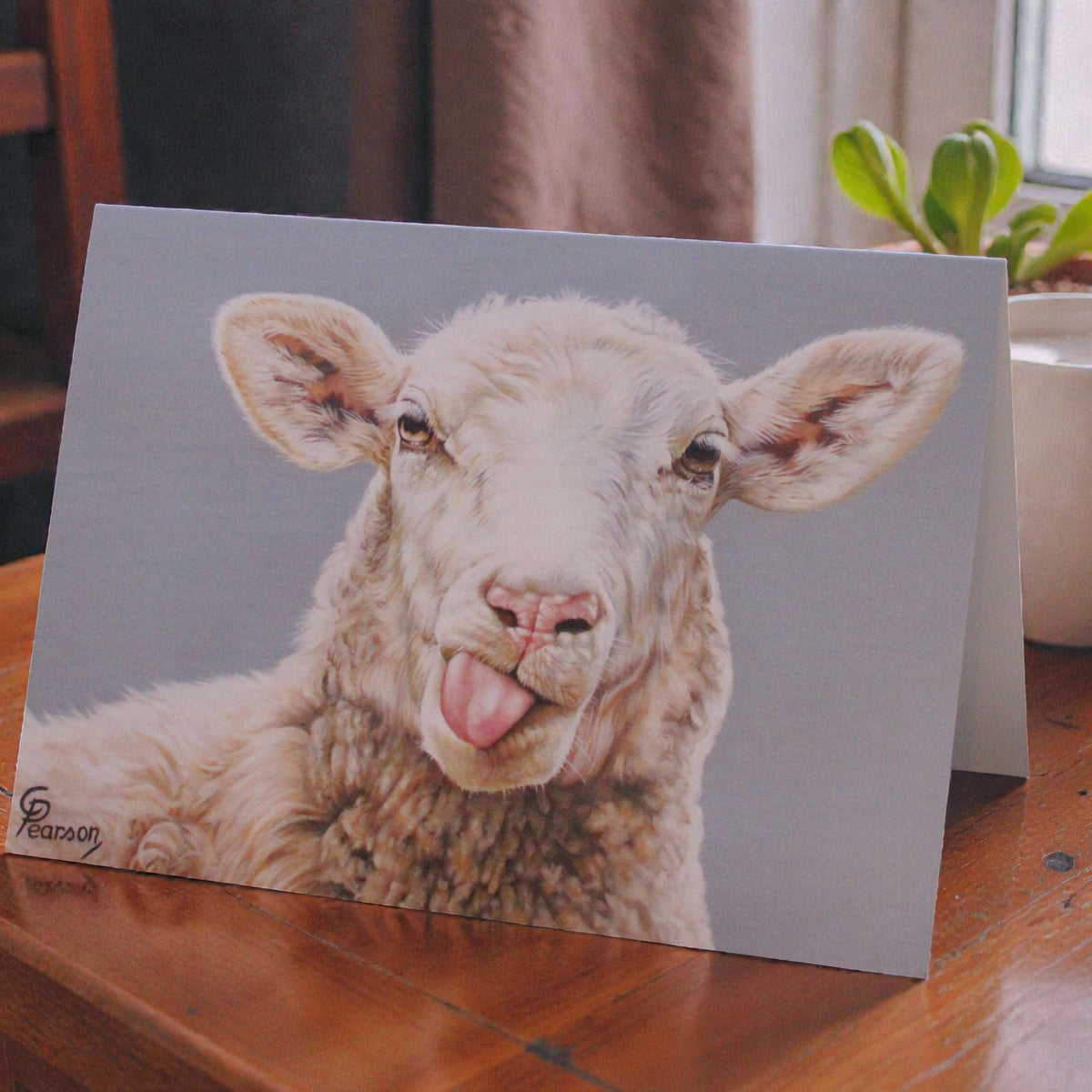 Greeting's Card Lady Fluffington A5 14.8 x 21 cm