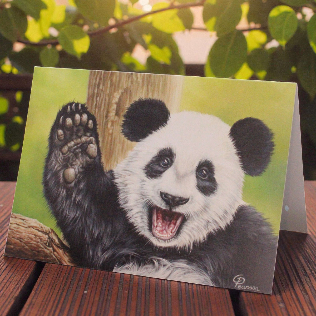 Greeting's Card Lu Lu the Panda A5 14.8 x 21 cm