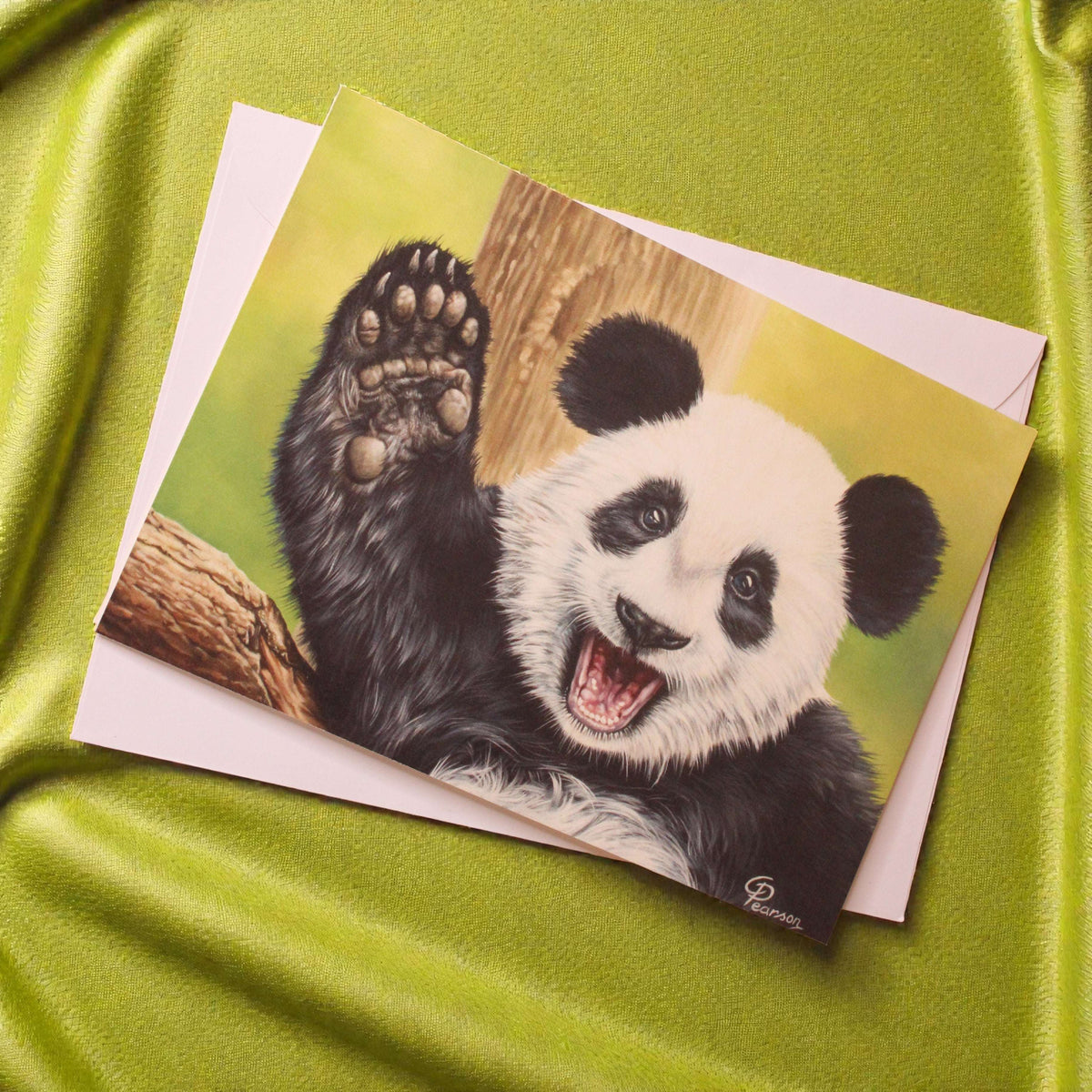 Greeting's Card Lu Lu the Panda A5 14.8 x 21 cm