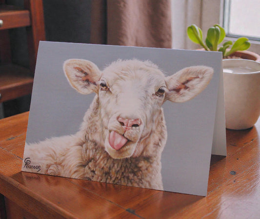 Greeting's Card Lady Fluffington A5 14.8 x 21 cm