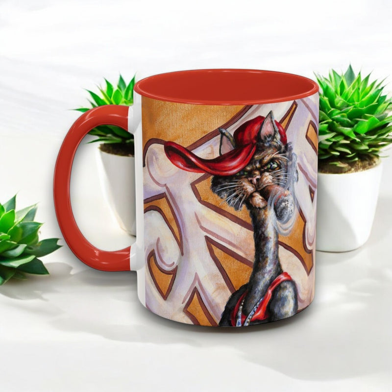 Rap Cat Mug Ceramic 11oz