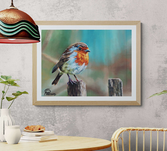 Joy the Robin Fine Art Print