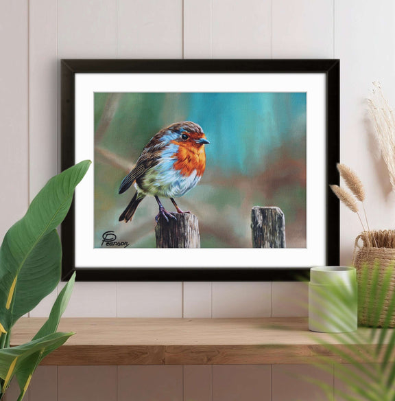 Joy the Robin Fine Art Print