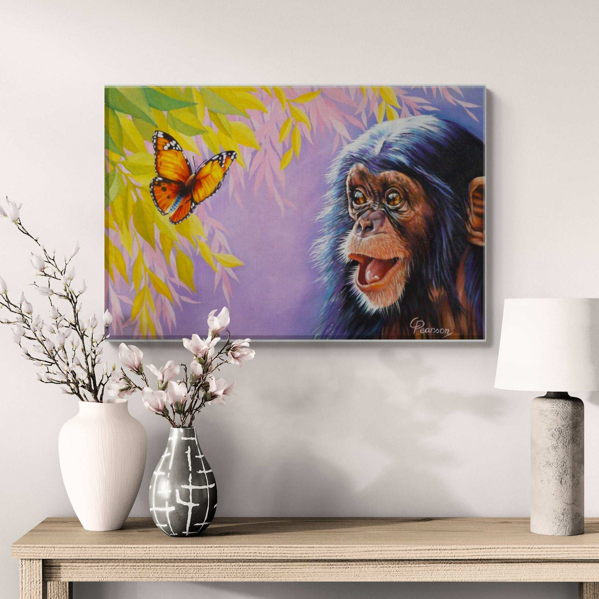 Love At First Sight Art Canvas Print – Vibrant Wildlife Art For Your Home